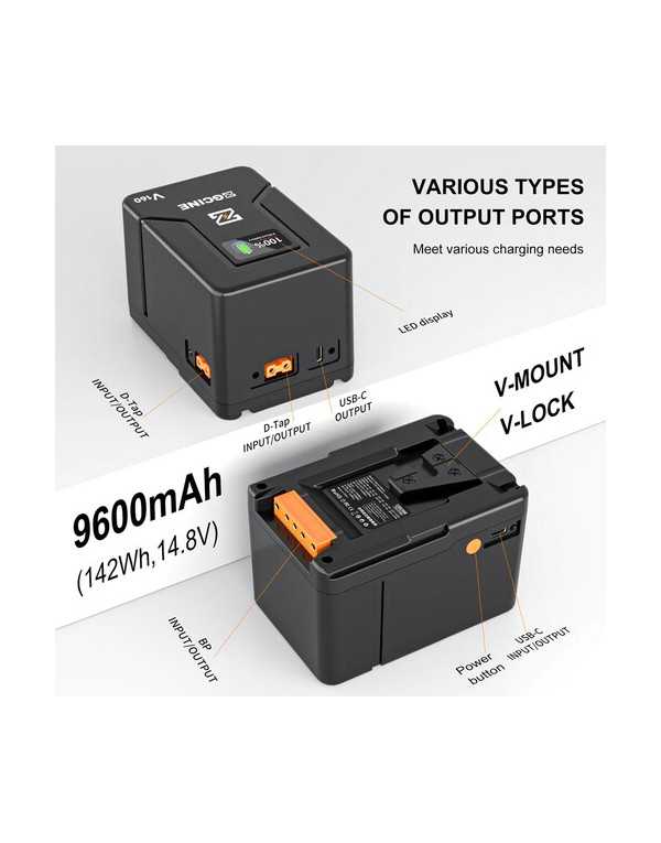 ZGCINE ZG-V160 V Mount Battery | Battery | CAM TOOLS Middle East | ZGCINE