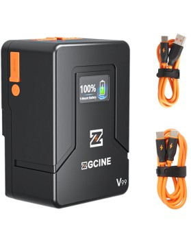 ZGCINE ZG-V99 V-mount Battery 99WH 6800mAh Pocket Size with PD Fast Charging