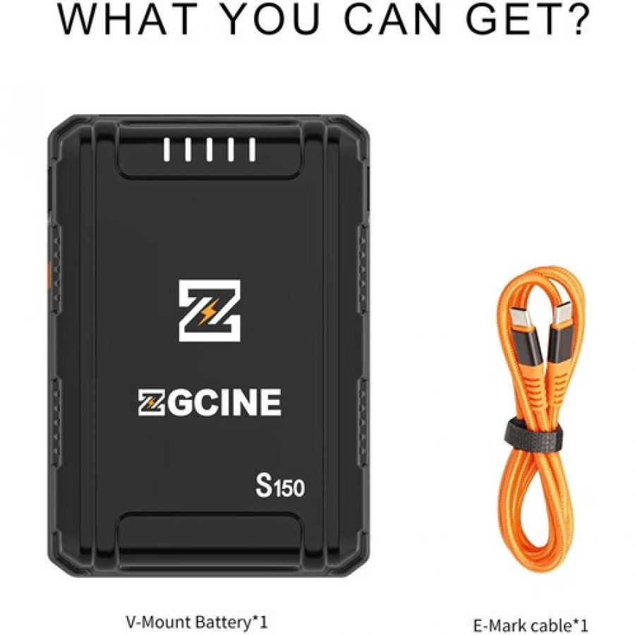 ZGCINE ZG-S150 V Mount Battery