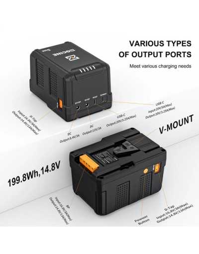 ZGCINE ZG-S200 V Mount Battery