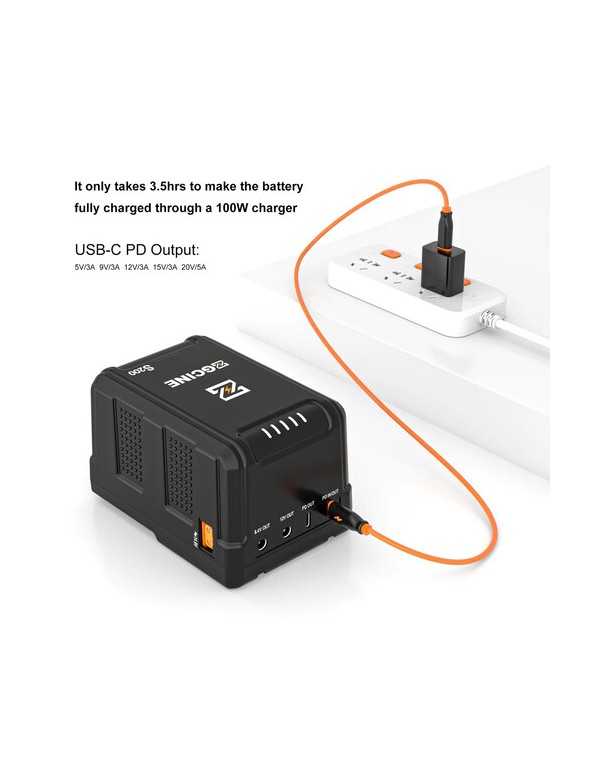 ZGCINE ZG-S200 V Mount Battery