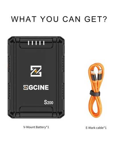 ZGCINE ZG-S200 V Mount Battery