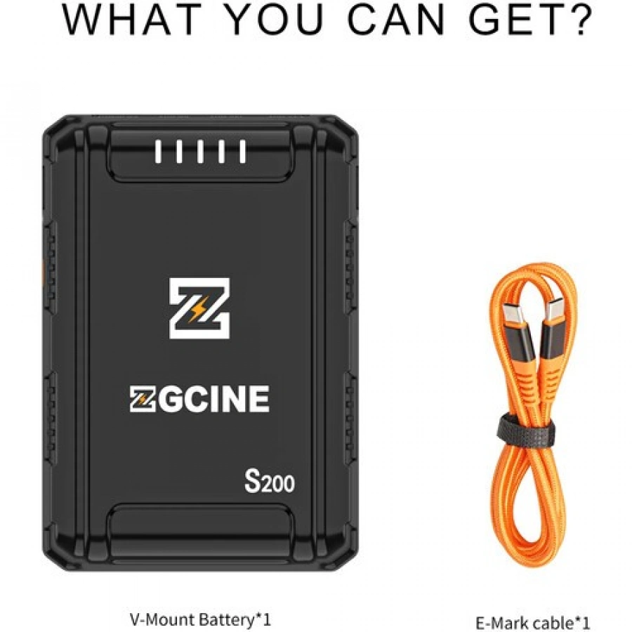 ZGCINE ZG-S200 V Mount Battery