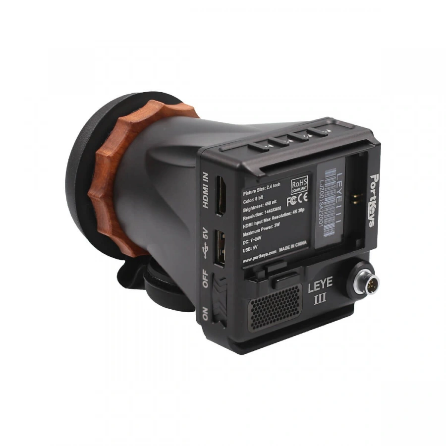 PORTKEYS LEYE III 4K HDMI 2.4" LCD Electronic Viewfinder