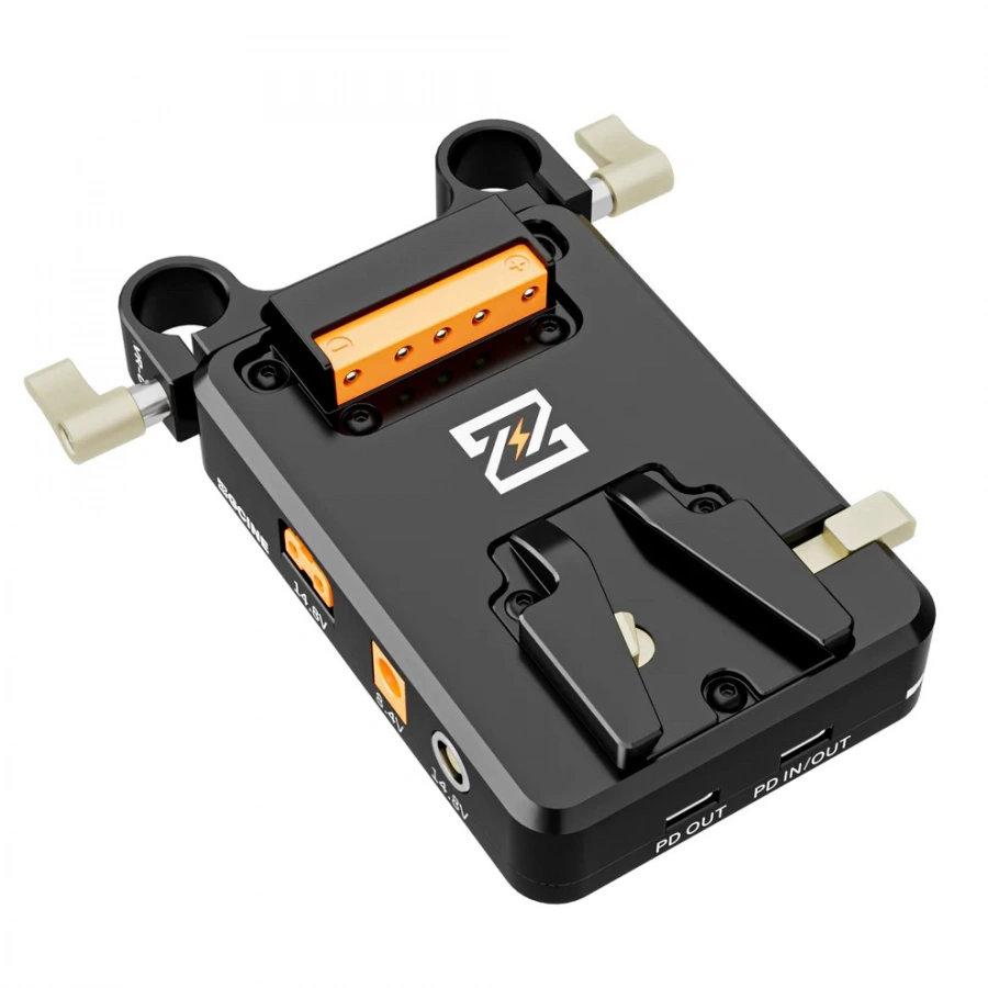 ZGCINE VM-VP2 KIT1 V MOUNT BATTERY PLATE (SUPPORT USB-C PD INPUT)
