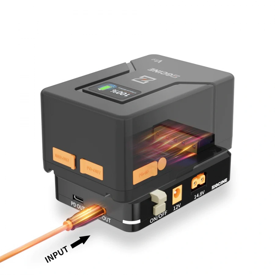ZGCINE VM-VP2 KIT1 V MOUNT BATTERY PLATE (SUPPORT USB-C PD INPUT)
