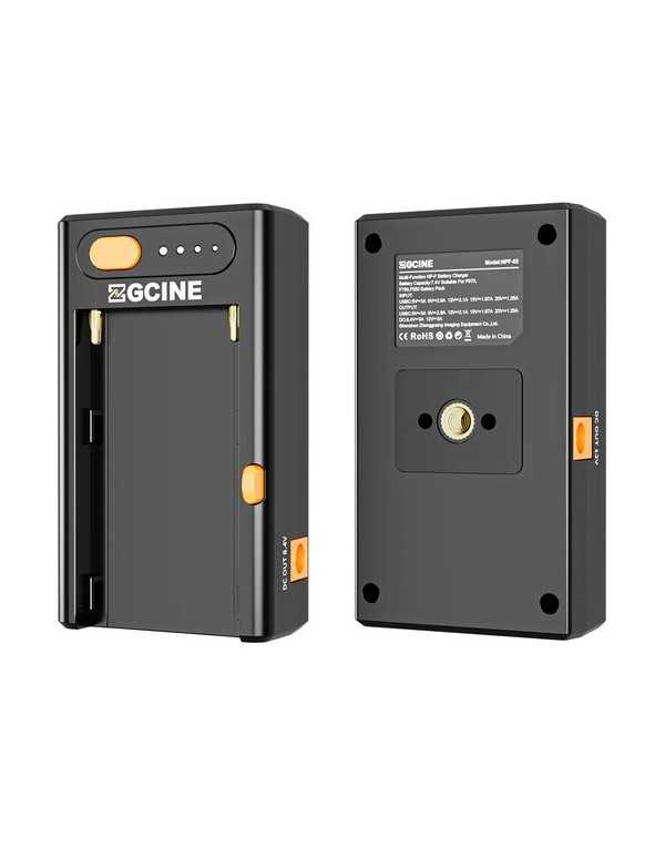 ZGCINE NPF-02 NPF Battery Charger Powering Adapter