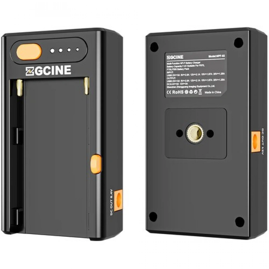 ZGCINE NPF-02 NPF Battery Charger Powering Adapter
