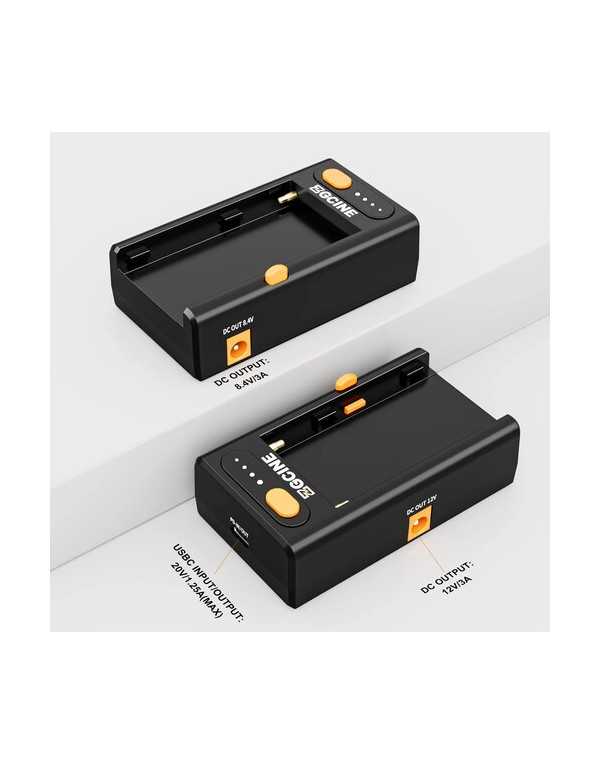 ZGCINE NPF-02 NPF Battery Charger Powering Adapter