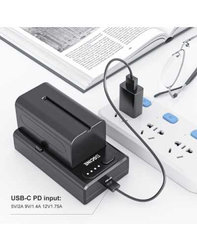 ZGCINE NP-F01 Battery Charger Adapter