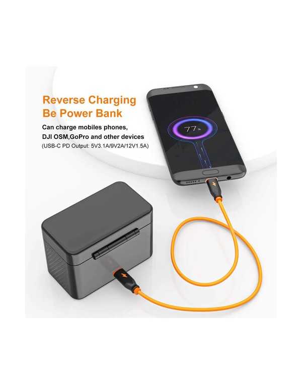 ZGCINE PS-BX1 Kit 2, Charging Case for Sony NP-BX1 battery with 2pcs 1450mah battery