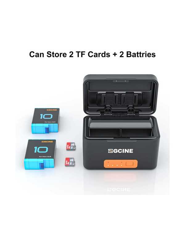 ZGCINE PS-G10 MINI Kit 2 GoPro 901 Batteries
