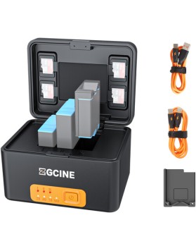 ZGCINE PS-G10 Charging Case for GoPro 11/10/9/8/7/6/5 Battery with 3 Charging Slots