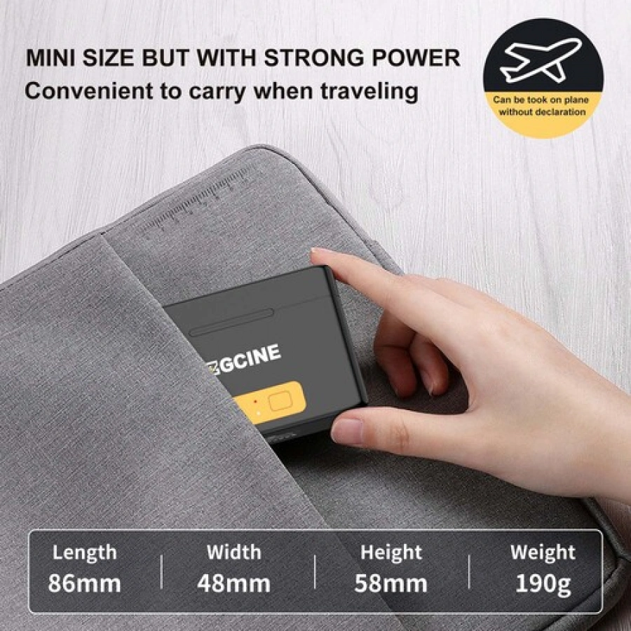 ZGCINE PS-G10 MINI Charging case for GoPro battery with 2 Charging Slots