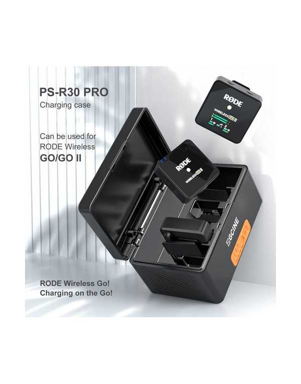 ZGCINE ZG-R30Pro Charging Case for Rode Wireless Go I & II