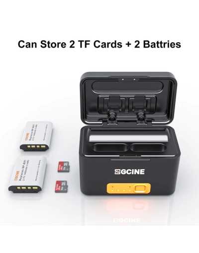 ZGCINE Charging Case for Sony NP-BX1 battery with 2 Charging Slots