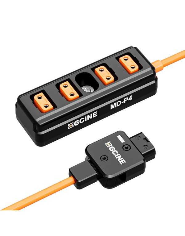 ZGCINE MD-P4 D-Tap to 4 D-Tap one point four Splitter Adapter Cable