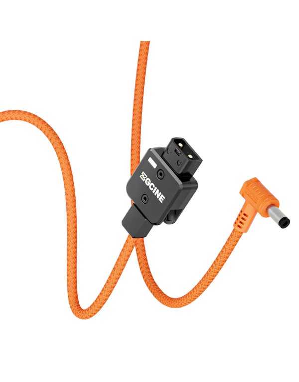 ZGCINE D-Tap to DC Power Cable 5.5*2.5 (braided wire）