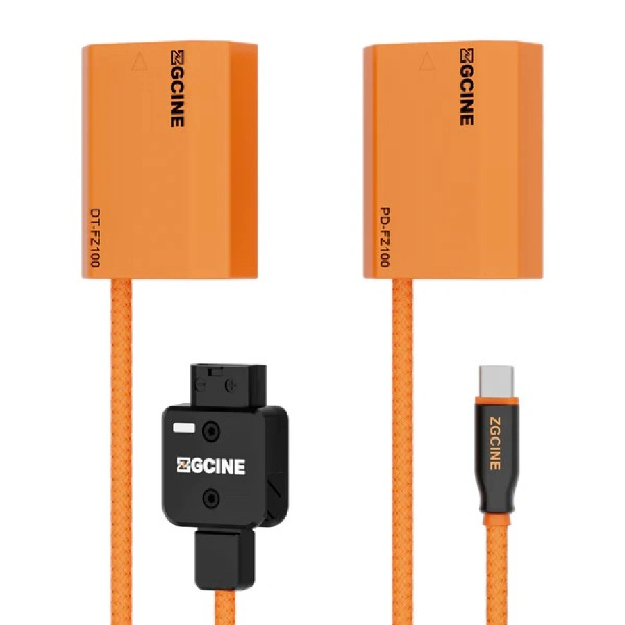 Reliable ZGCINE D-Tap to FZ100 Dummy Battery Cable | Braided for Strength
