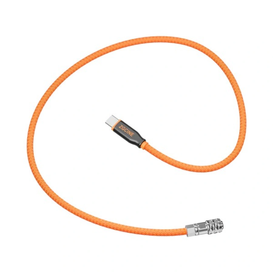 ZGCINE USB-C PD to BMPCC Power Cable(braided wire）