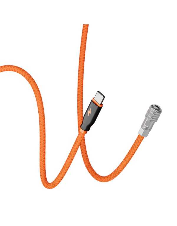 ZGCINE USB-C PD to BMPCC Power Cable(braided wire）