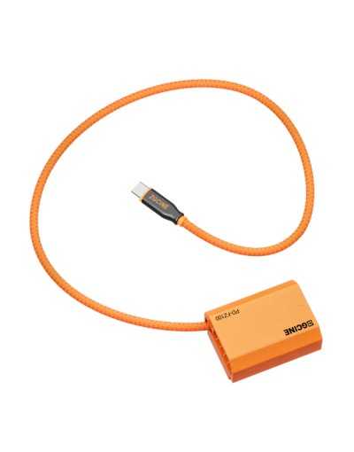 ZGCINE USB-C PD to FZ-100 Dummy Battery Cable(braided wire）