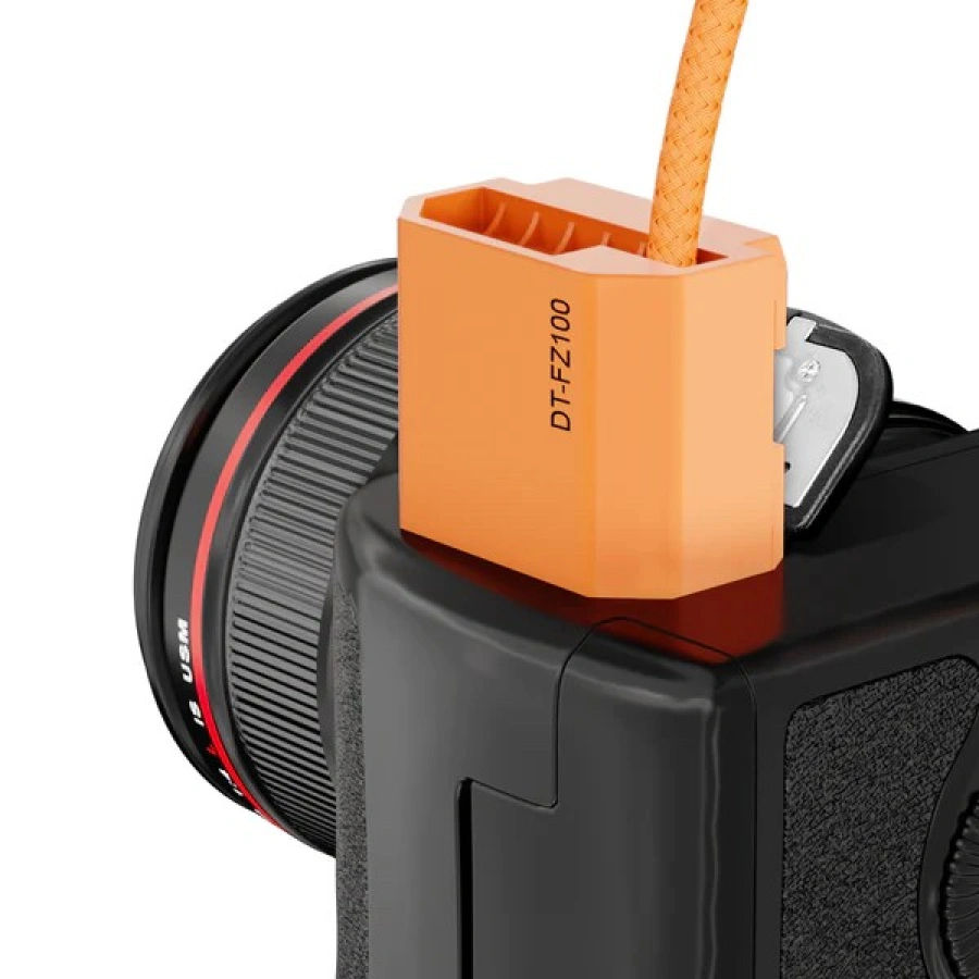 ZGCINE USB-C PD to FZ-100 Dummy Battery Cable(braided wire）