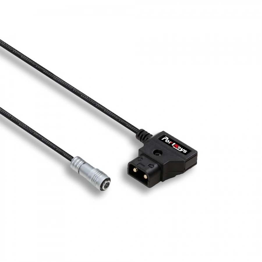 PORTKEYS D-Tap to Locking 4-Pin Power Cable for BM5 Monitor (3.28')