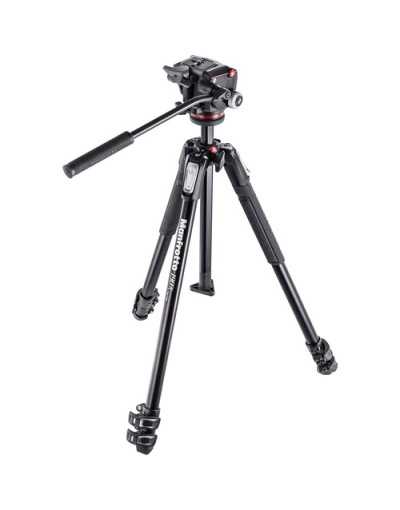 Manfrotto 190X3 Three Section Tripod with MHXPRO-2W Fluid Head