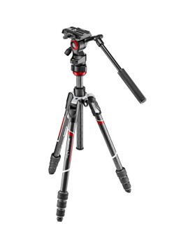 Manfrotto Befree Live Carbon Fiber Video Tripod Kit with Twist Leg Locks