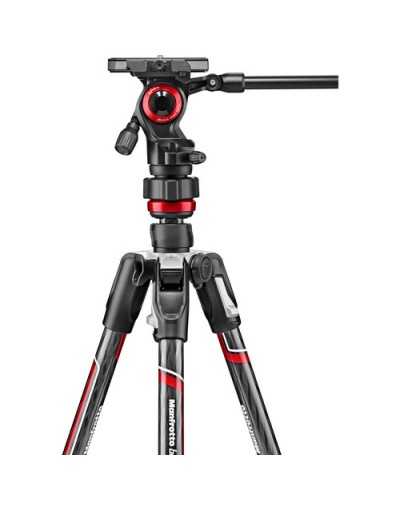 Manfrotto Befree Live Carbon Fiber Video Tripod Kit with Twist Leg Locks