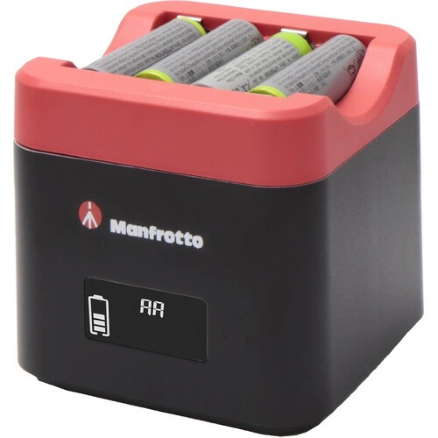 Manfrotto ProCUBE Professional Twin Charger for Canon LP-E6, LP-E6N, LP-E6NH, LP-E8, and LP-E17 Batteries
