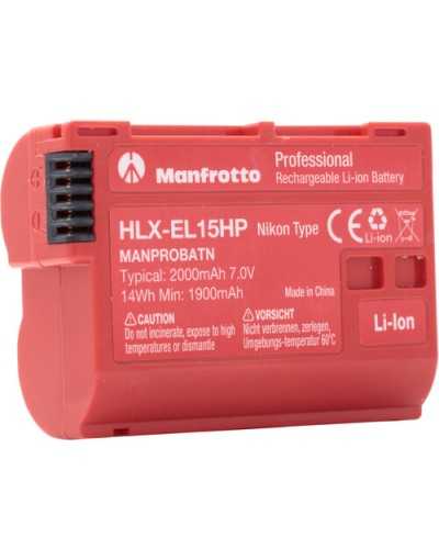 Manfrotto EN-EL15 Professional Lithium-Ion Battery for Select Nikon Cameras (7V, 2000mAh)
