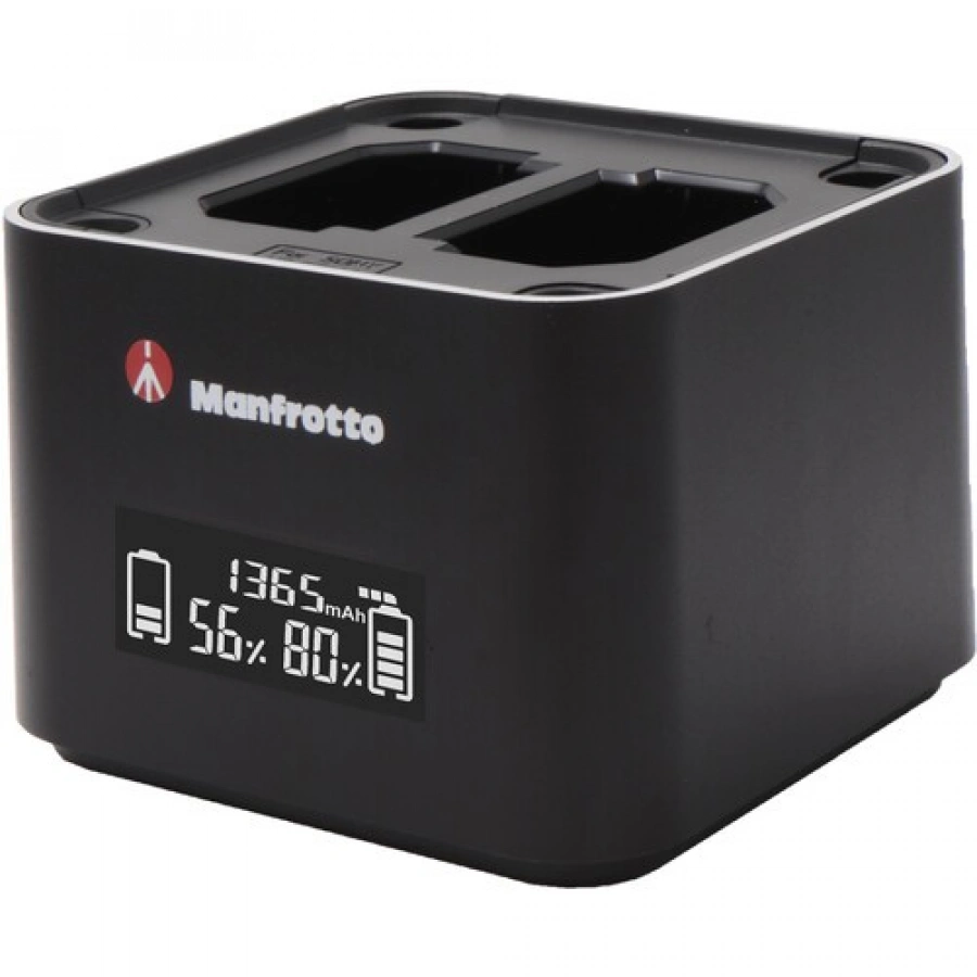 Manfrotto ProCUBE Professional Twin Charger for Sony NP-BX1, NP-FW50, and NP-FZ100 Batteries