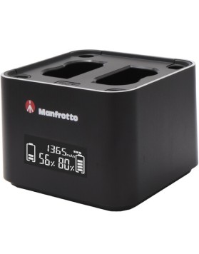 Manfrotto ProCUBE Professional Twin Charger for Nikon EN-EL14, EN-EL15, EN-EL25 Batteries