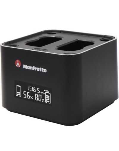 Manfrotto ProCUBE Professional Twin Charger for Nikon EN-EL14, EN-EL15, EN-EL25 Batteries