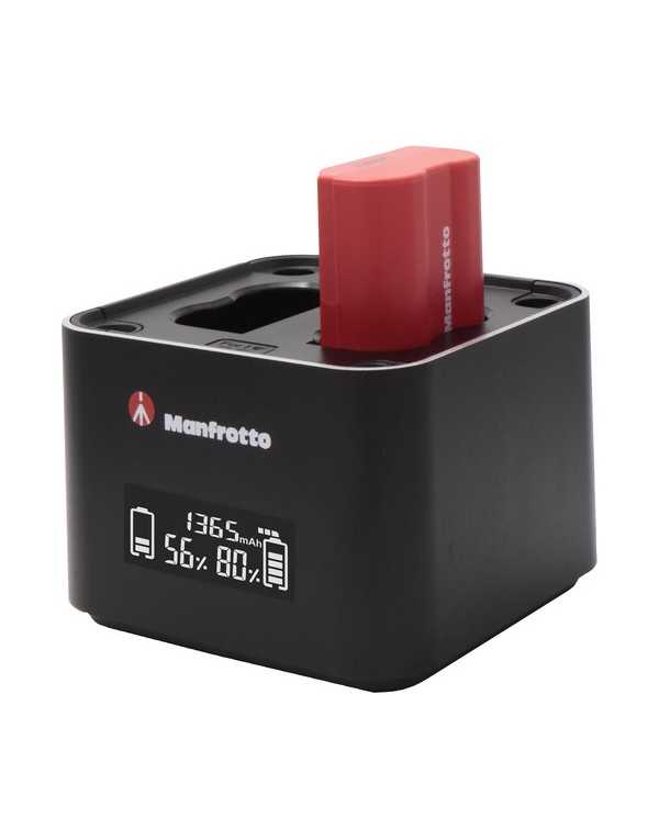 Manfrotto ProCUBE Professional Twin Charger for Nikon EN-EL14, EN-EL15, EN-EL25 Batteries