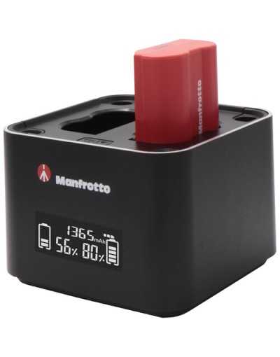 Manfrotto ProCUBE Professional Twin Charger for Nikon EN-EL14, EN-EL15, EN-EL25 Batteries