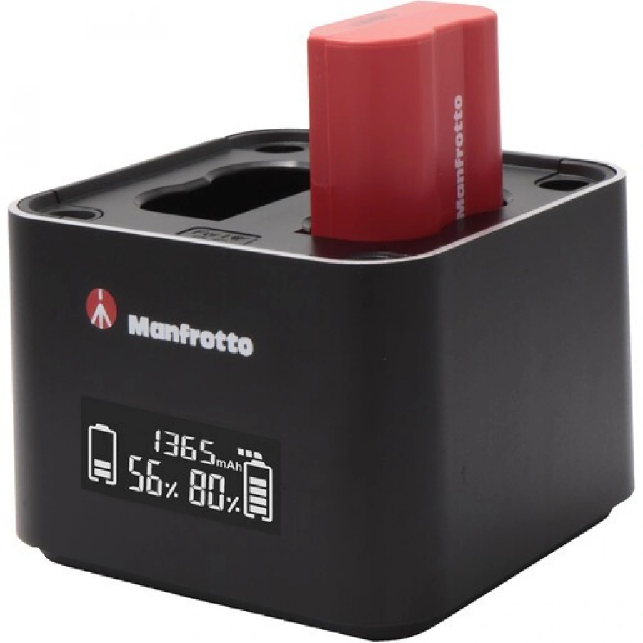 Manfrotto ProCUBE Professional Twin Charger for Nikon EN-EL14, EN-EL15, EN-EL25 Batteries