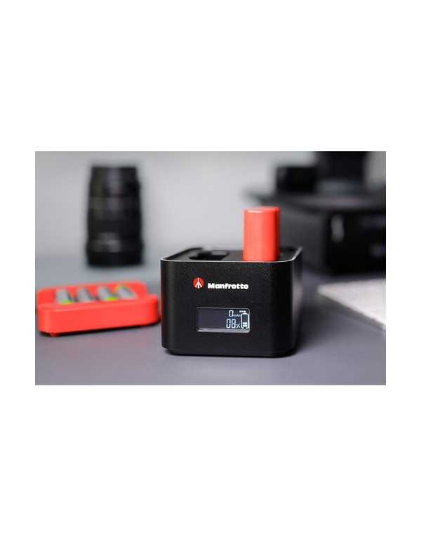 Manfrotto ProCUBE Professional Twin Charger for Nikon EN-EL14, EN-EL15, EN-EL25 Batteries