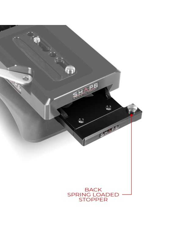 SHAPE ARRI DOVETAIL SHOULDER MOUNT WITH HAND15 HANDLES