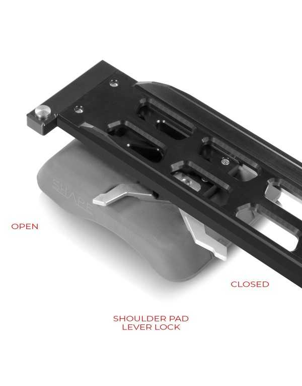 SHAPE ARRI DOVETAIL SHOULDER MOUNT WITH HAND15 HANDLES