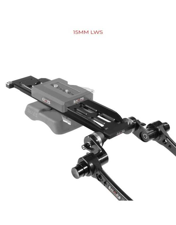 SHAPE ARRI DOVETAIL SHOULDER MOUNT WITH HAND15 HANDLES