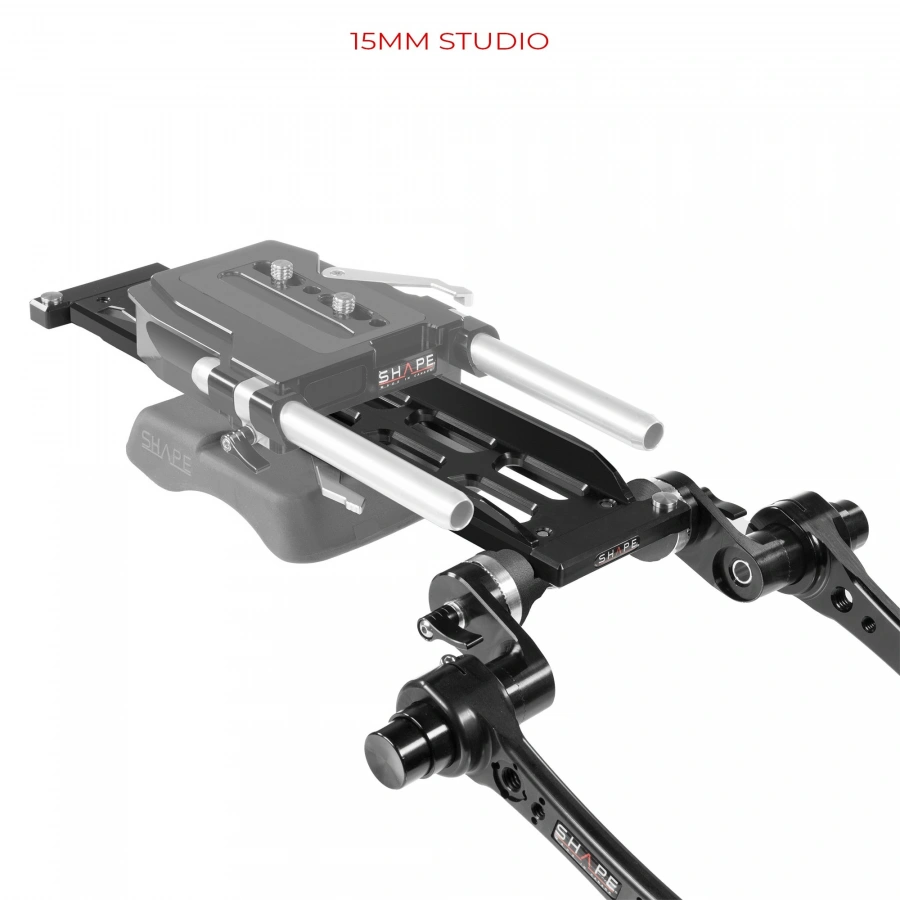 SHAPE ARRI DOVETAIL SHOULDER MOUNT WITH HAND15 HANDLES