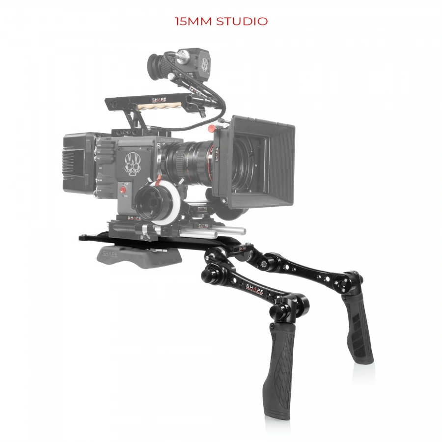 SHAPE ARRI DOVETAIL SHOULDER MOUNT WITH HAND15 HANDLES