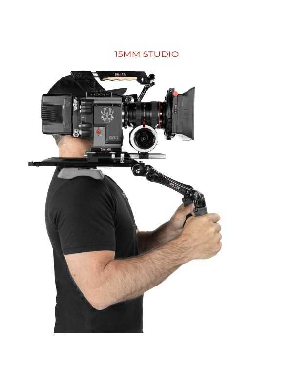 SHAPE ARRI DOVETAIL SHOULDER MOUNT WITH HAND15 HANDLES