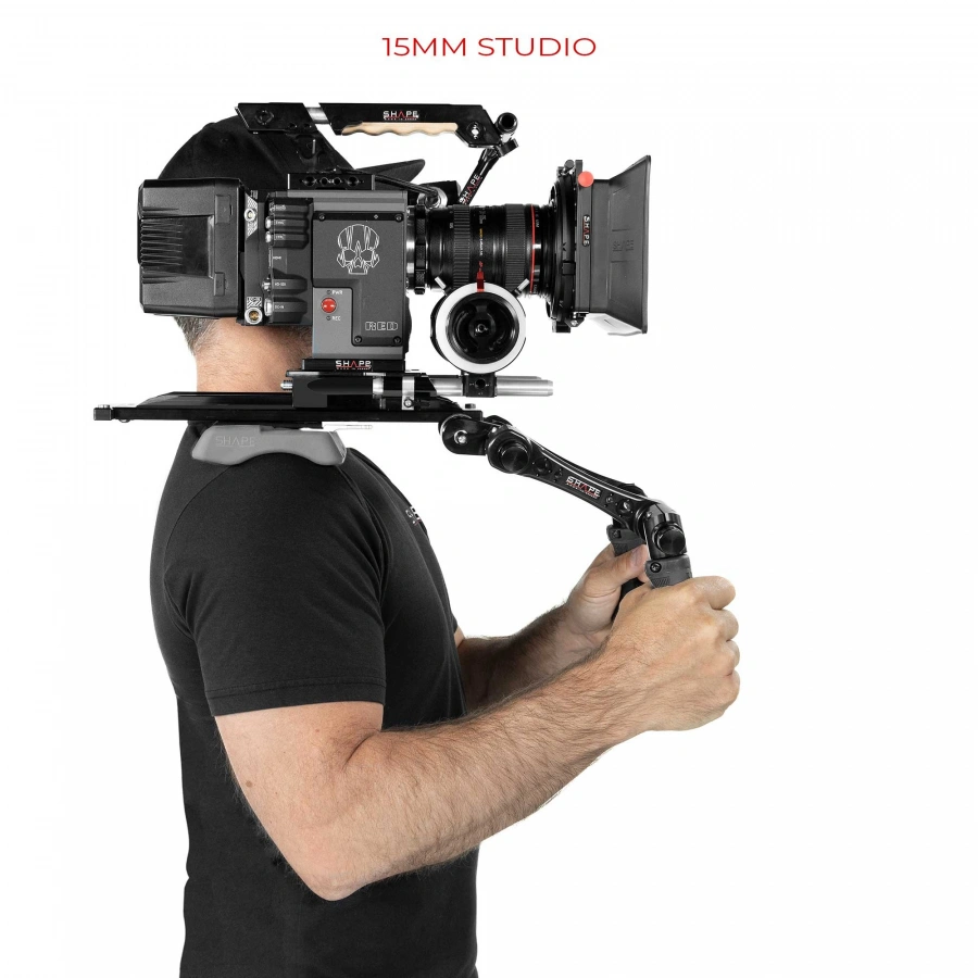 SHAPE ARRI DOVETAIL SHOULDER MOUNT WITH HAND15 HANDLES