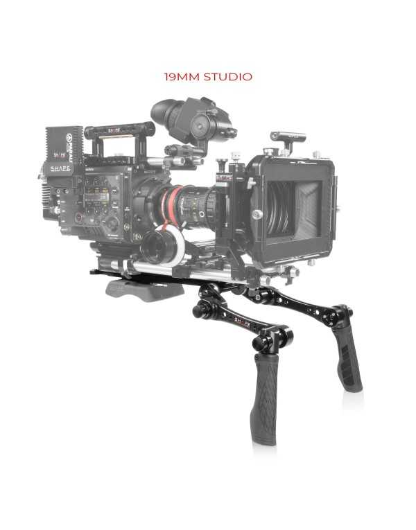 SHAPE ARRI DOVETAIL SHOULDER MOUNT WITH HAND15 HANDLES