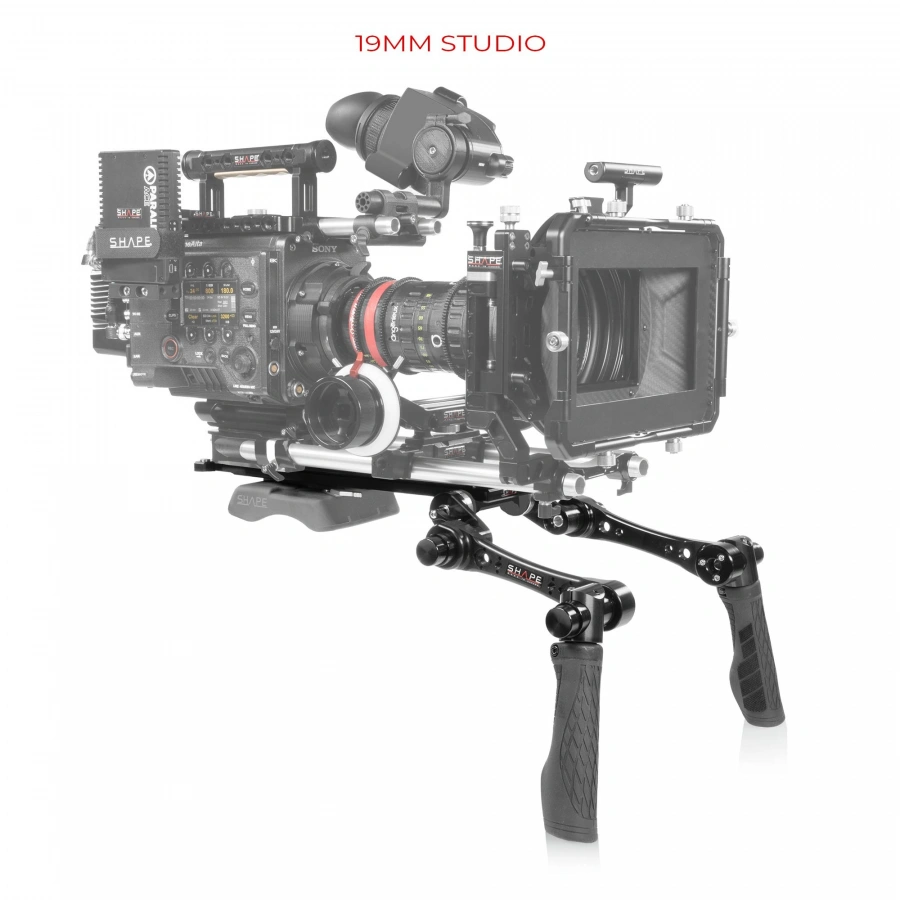 SHAPE ARRI DOVETAIL SHOULDER MOUNT WITH HAND15 HANDLES