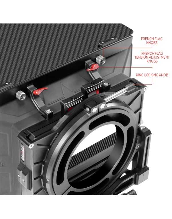 SHAPE COMPACT UNIVERSAL SHOULDER BASEPLATE (BP20) WITH FOLLOW FOCUS, HAND15 SHADOW AND MATTE BOX KIT